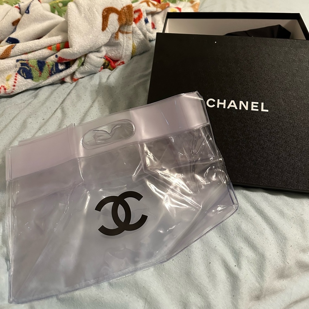 Transparent Clear Chanel Mini Tote